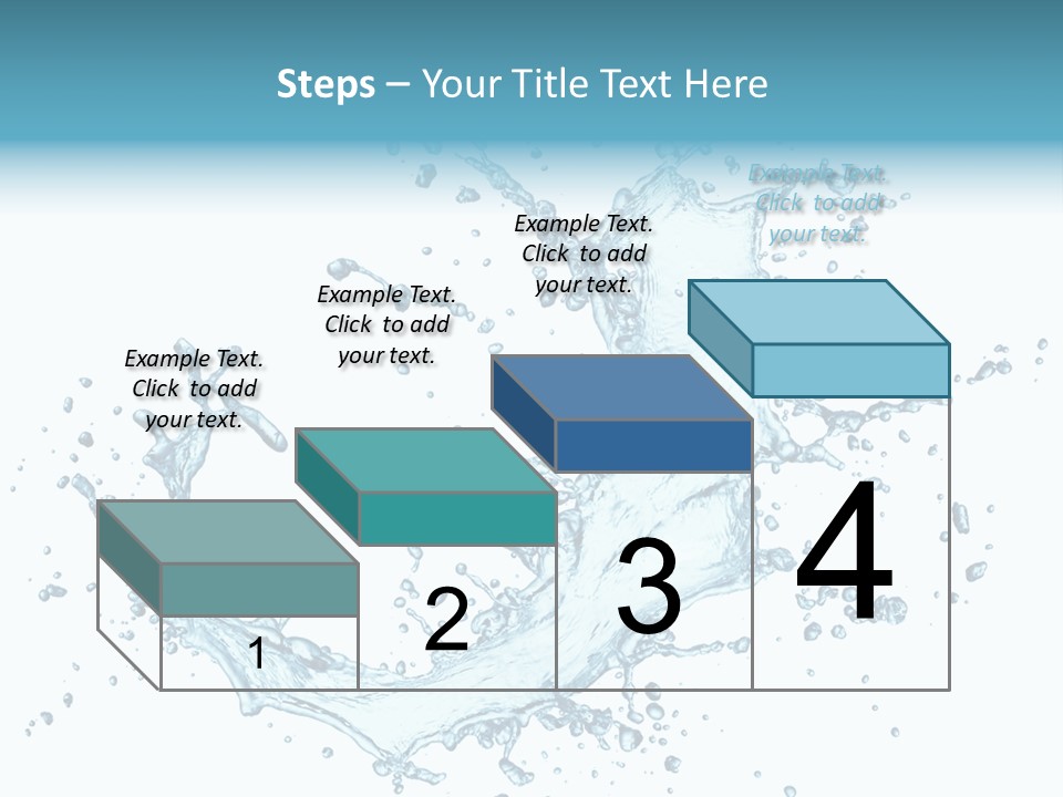 Clean Wet Ripple PowerPoint Template