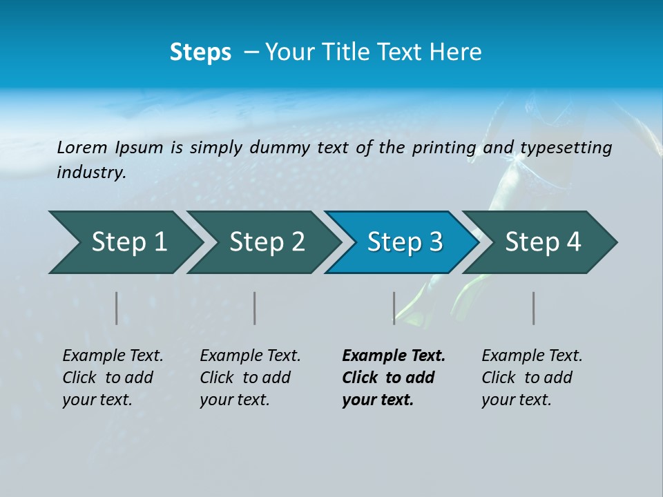 Wide Endangered Snorkeling PowerPoint Template