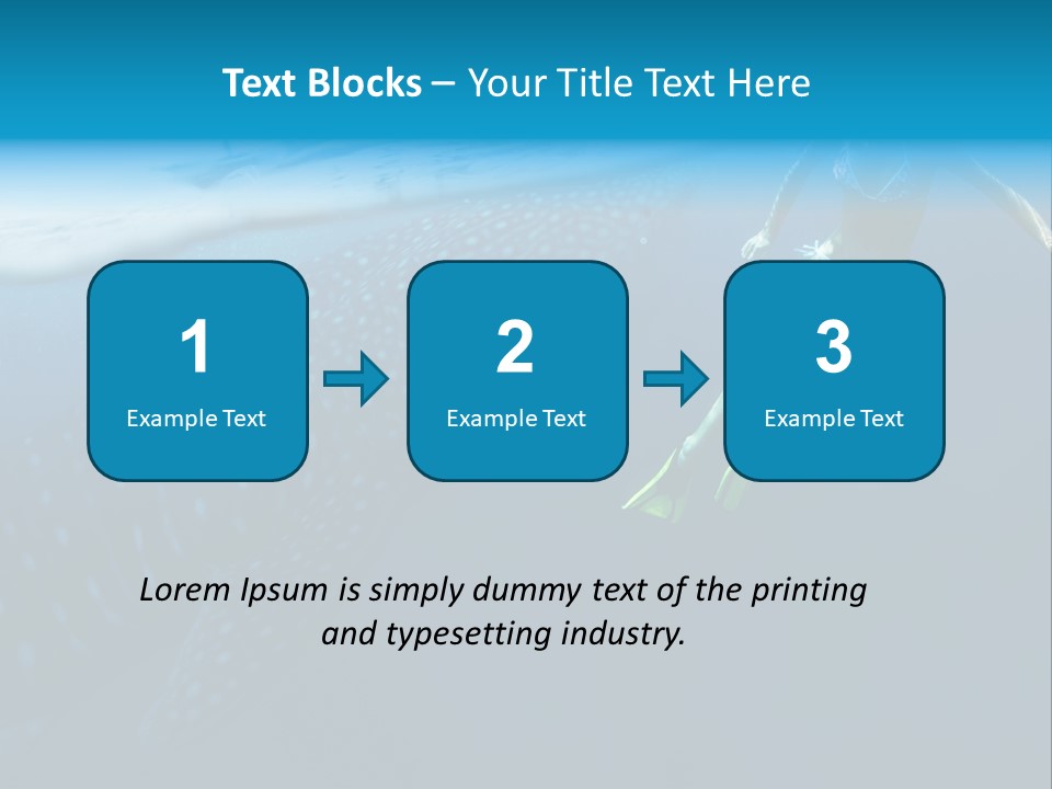 Wide Endangered Snorkeling PowerPoint Template