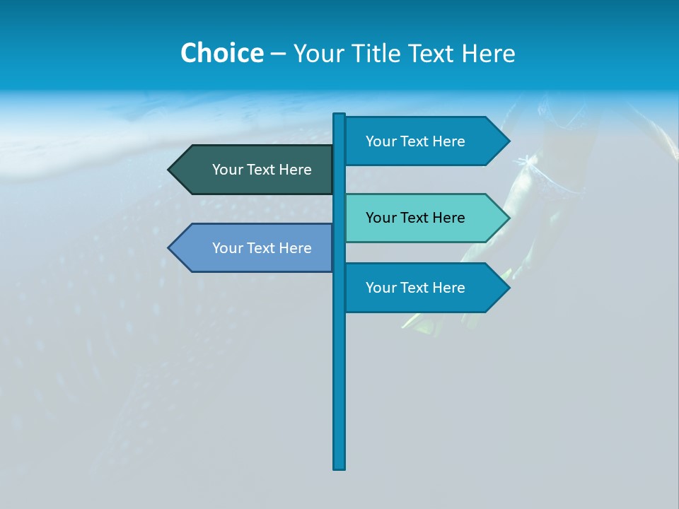 Wide Endangered Snorkeling PowerPoint Template