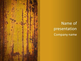 Metal Element Backdrop PowerPoint Template