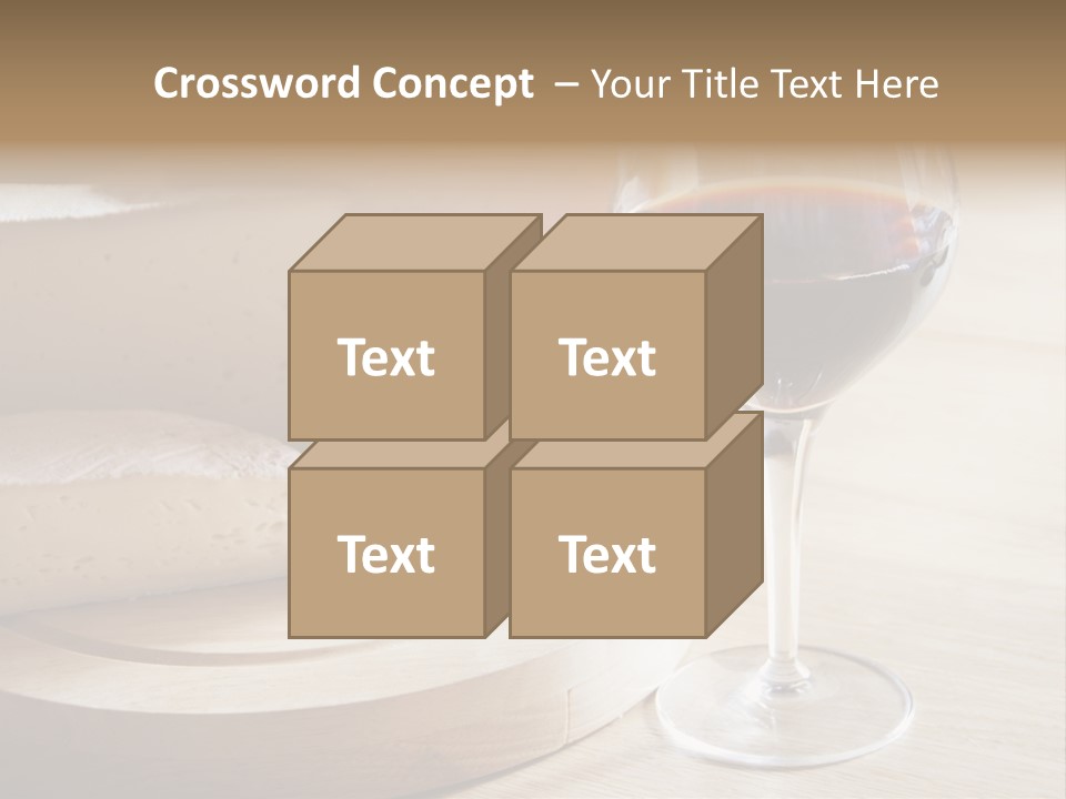 Cheeses Glass French PowerPoint Template
