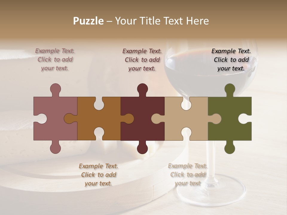 Cheeses Glass French PowerPoint Template