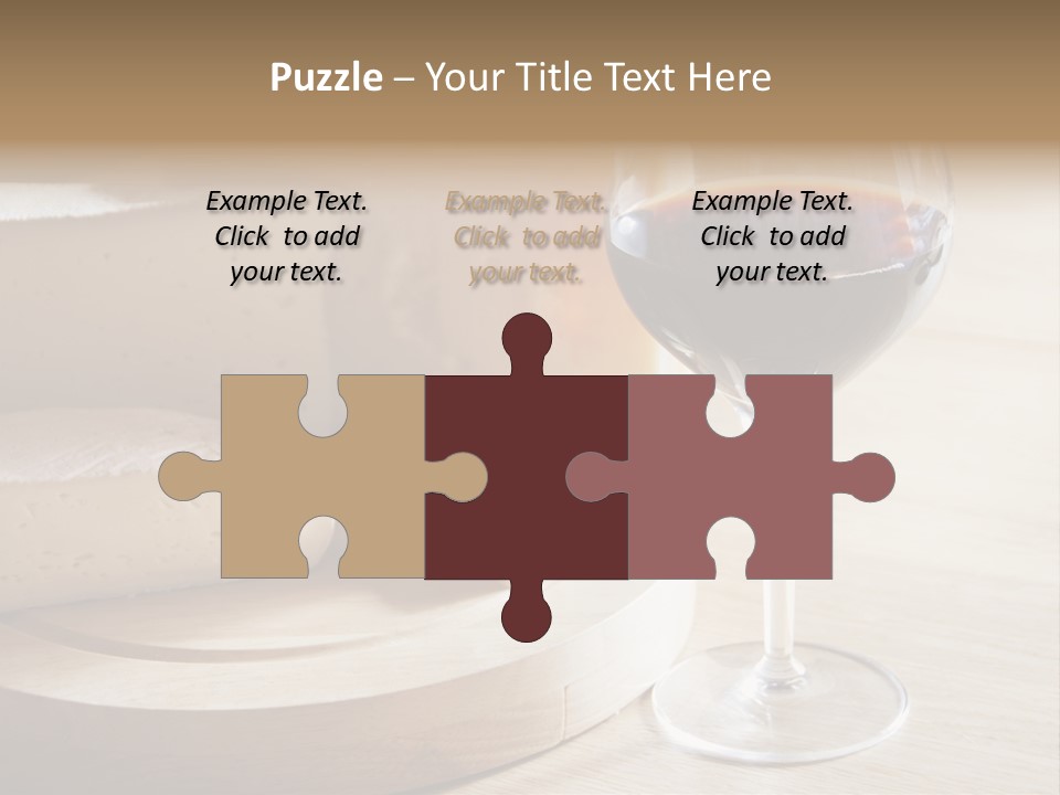 Cheeses Glass French PowerPoint Template