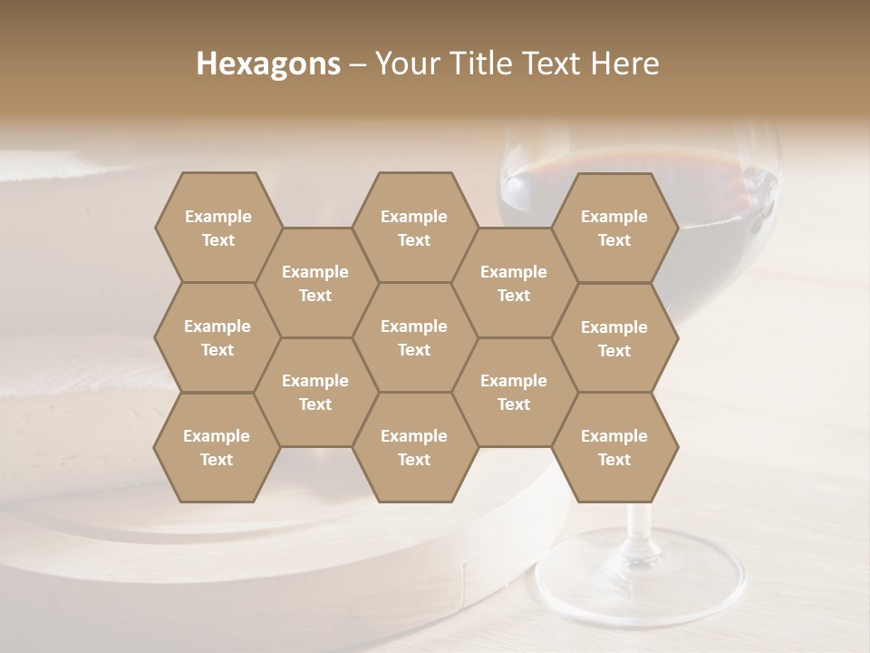 Cheeses Glass French PowerPoint Template