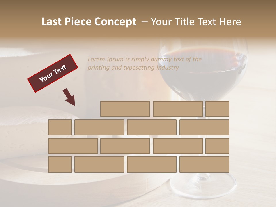 Cheeses Glass French PowerPoint Template