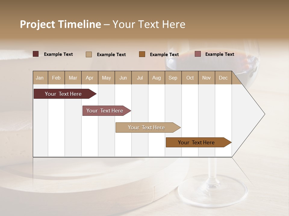 Cheeses Glass French PowerPoint Template