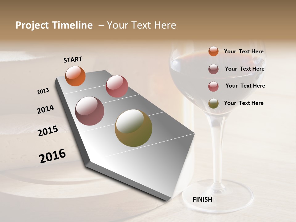 Cheeses Glass French PowerPoint Template