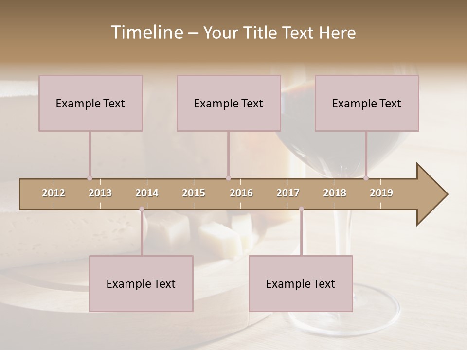 Cheeses Glass French PowerPoint Template