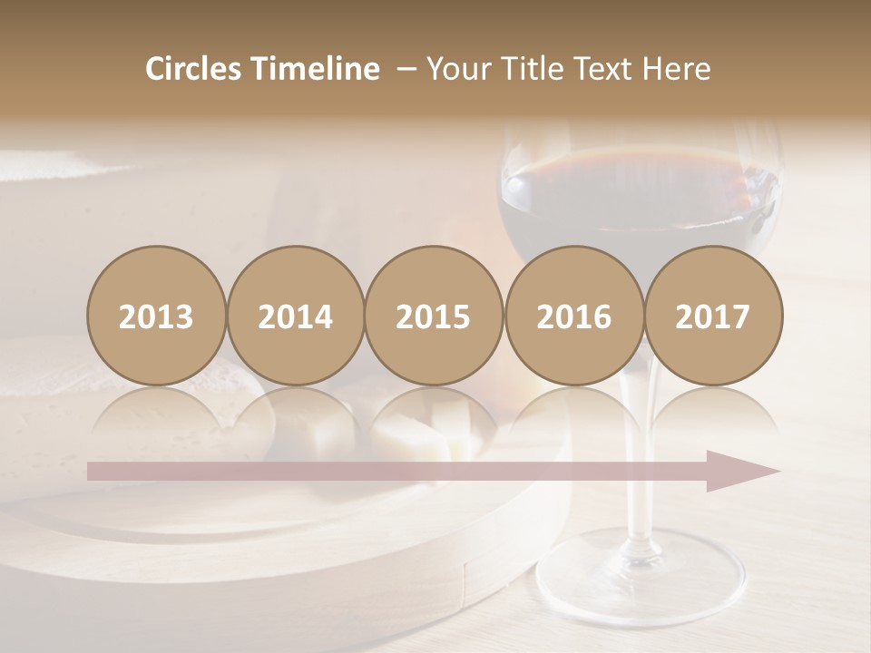 Cheeses Glass French PowerPoint Template