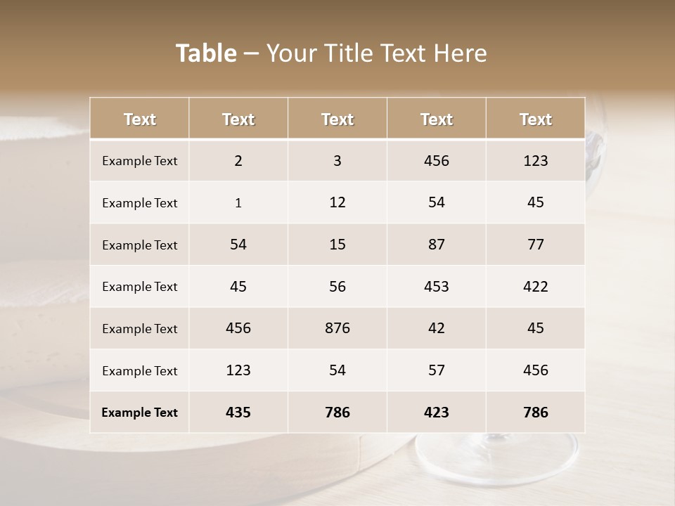 Cheeses Glass French PowerPoint Template