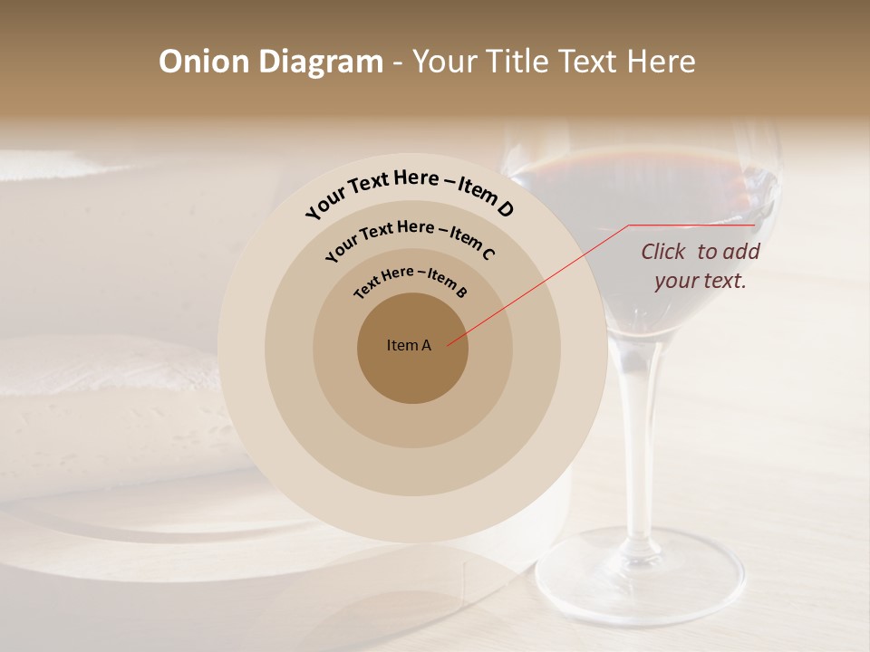 Cheeses Glass French PowerPoint Template