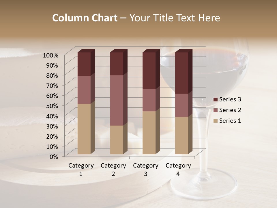 Cheeses Glass French PowerPoint Template