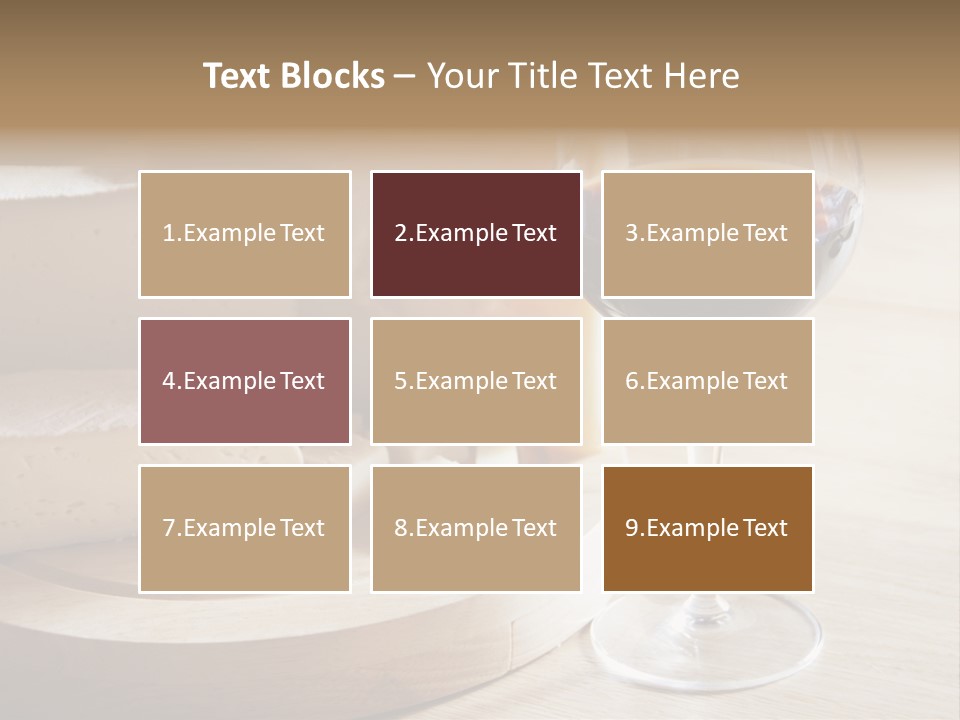 Cheeses Glass French PowerPoint Template
