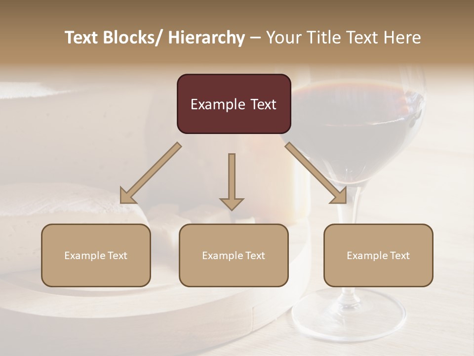 Cheeses Glass French PowerPoint Template