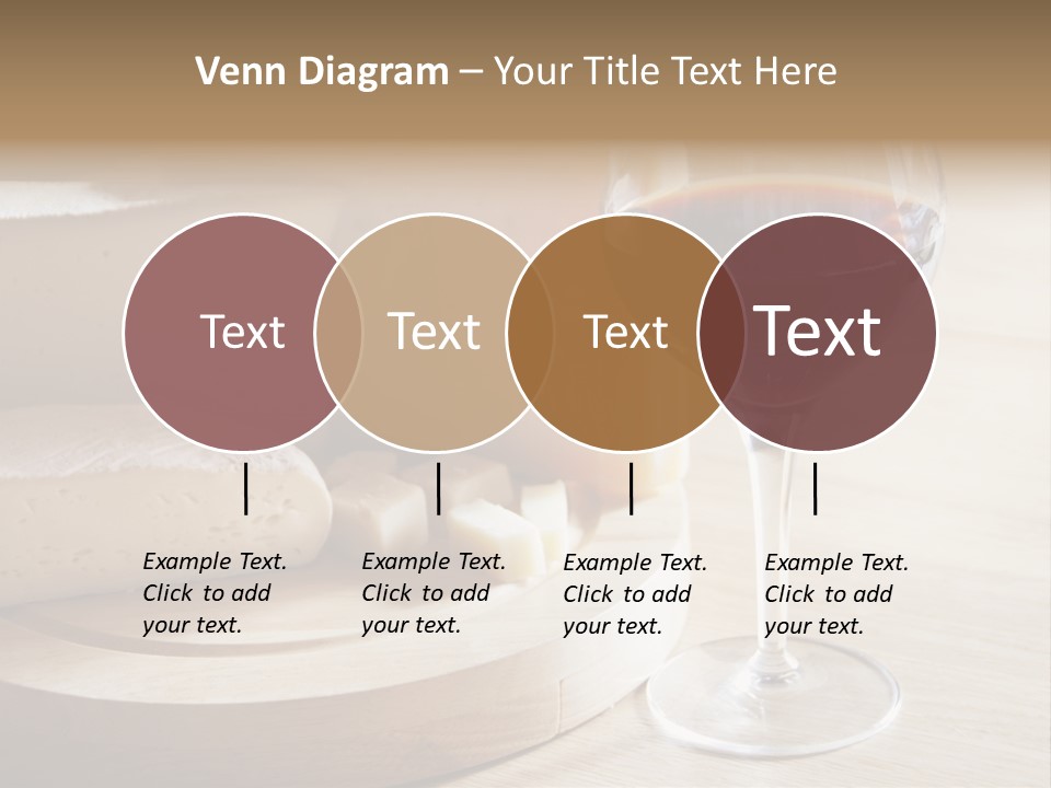 Cheeses Glass French PowerPoint Template