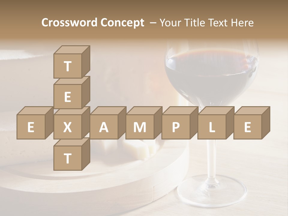 Cheeses Glass French PowerPoint Template