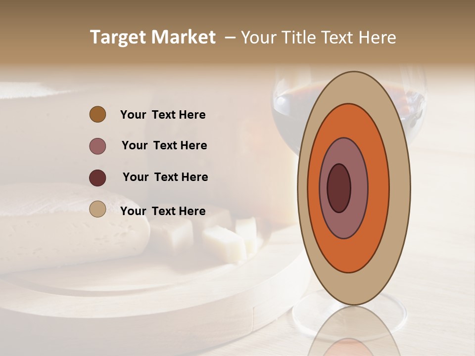 Cheeses Glass French PowerPoint Template