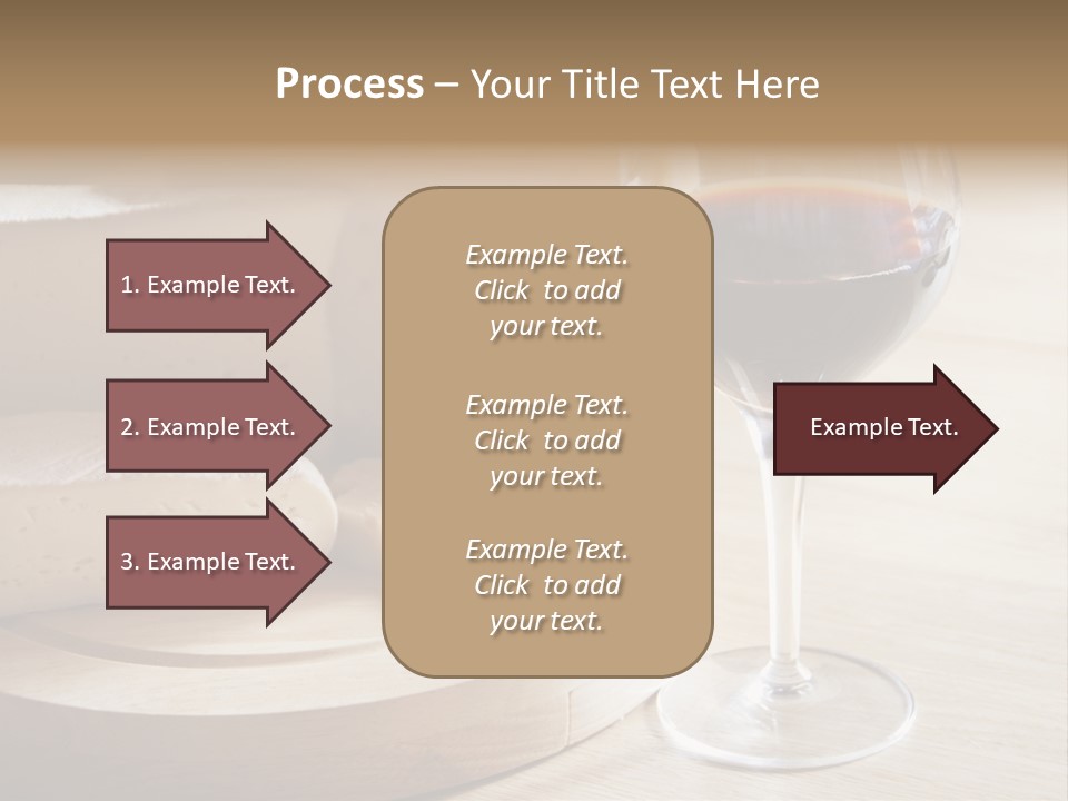 Cheeses Glass French PowerPoint Template