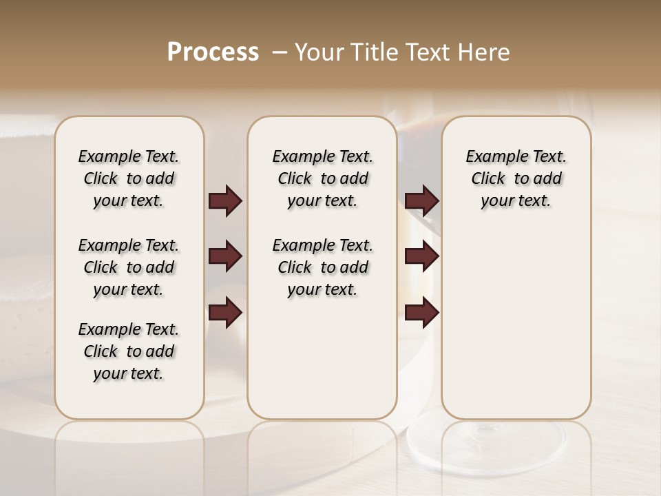 Cheeses Glass French PowerPoint Template