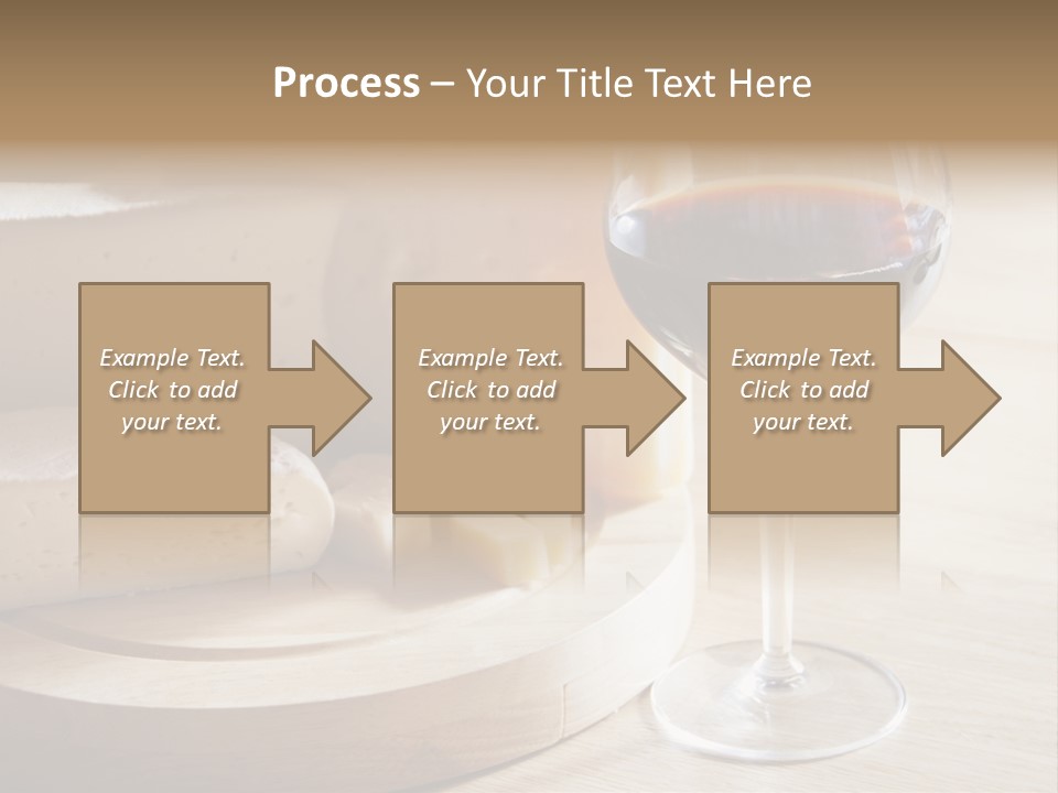 Cheeses Glass French PowerPoint Template