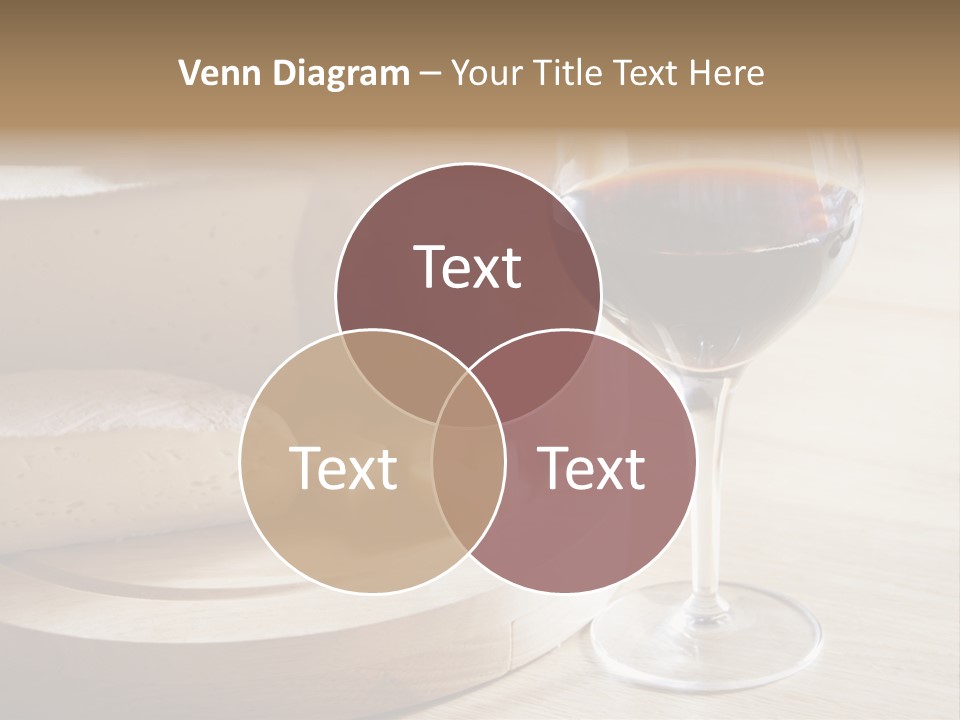 Cheeses Glass French PowerPoint Template