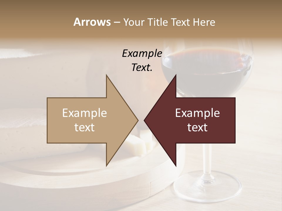 Cheeses Glass French PowerPoint Template