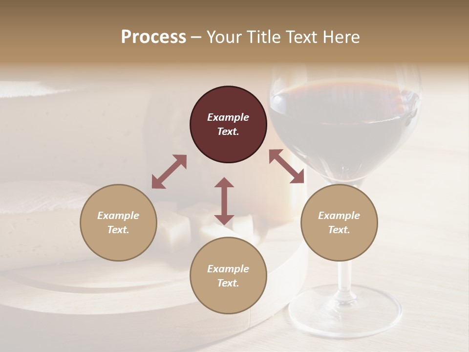 Cheeses Glass French PowerPoint Template