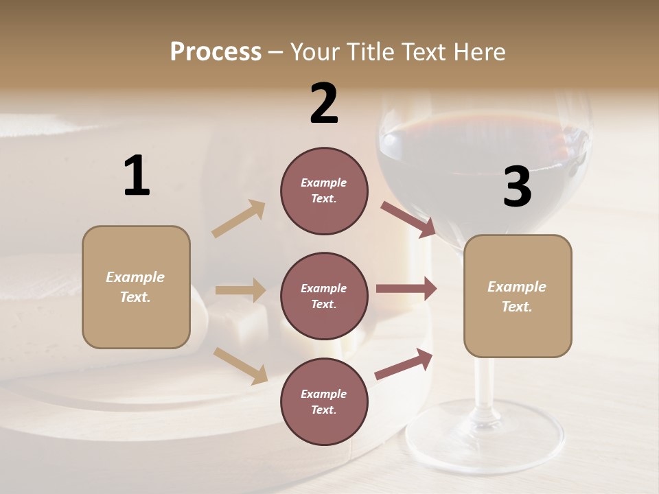 Cheeses Glass French PowerPoint Template