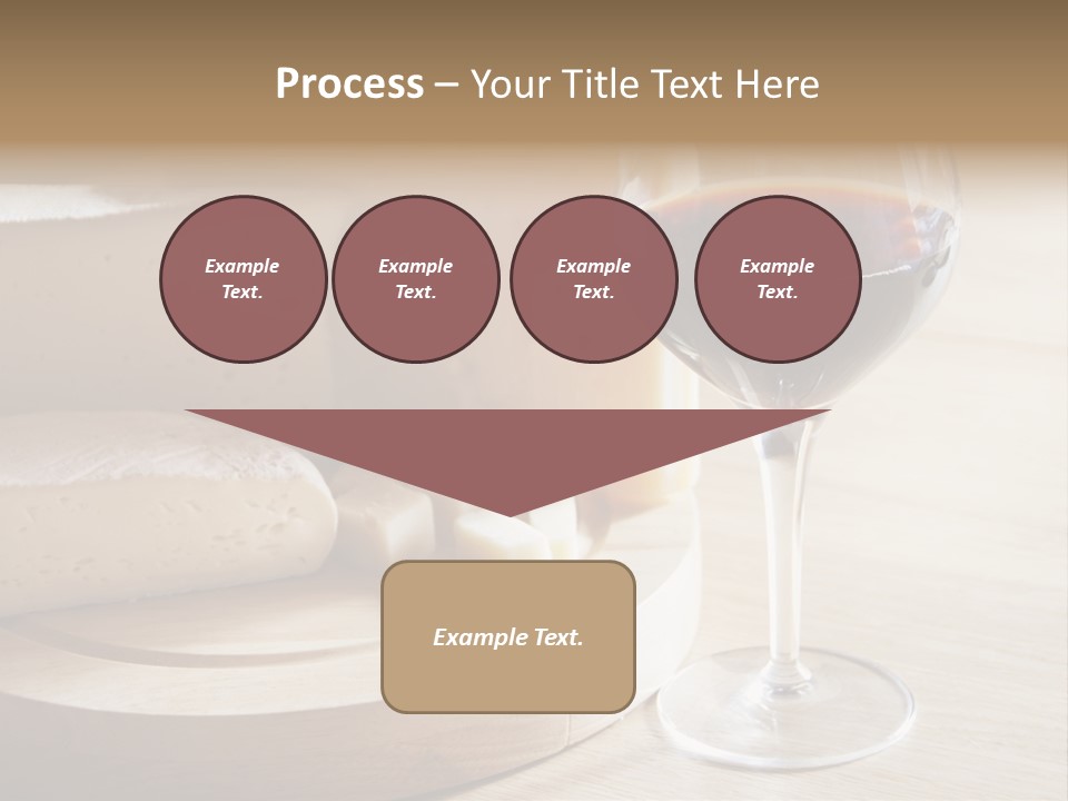 Cheeses Glass French PowerPoint Template