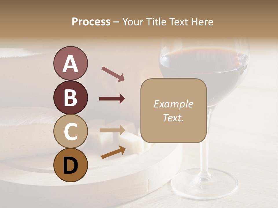 Cheeses Glass French PowerPoint Template