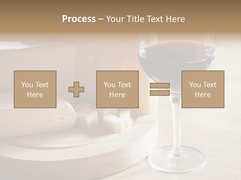 Cheeses Glass French PowerPoint Template