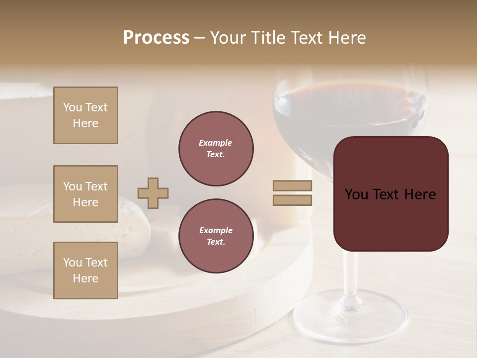 Cheeses Glass French PowerPoint Template