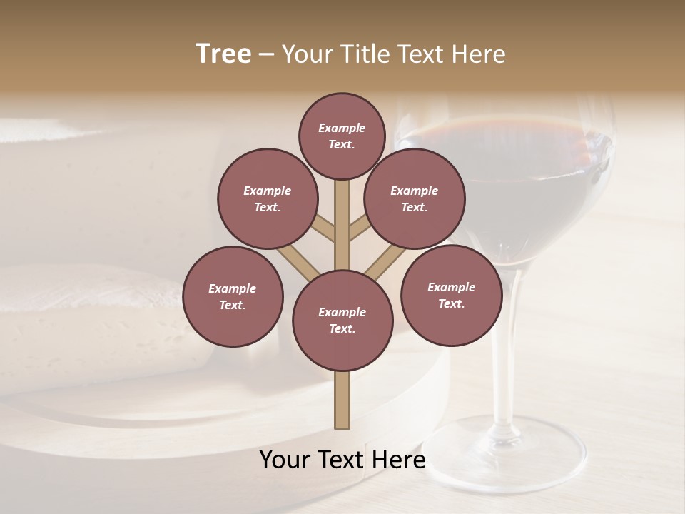 Cheeses Glass French PowerPoint Template