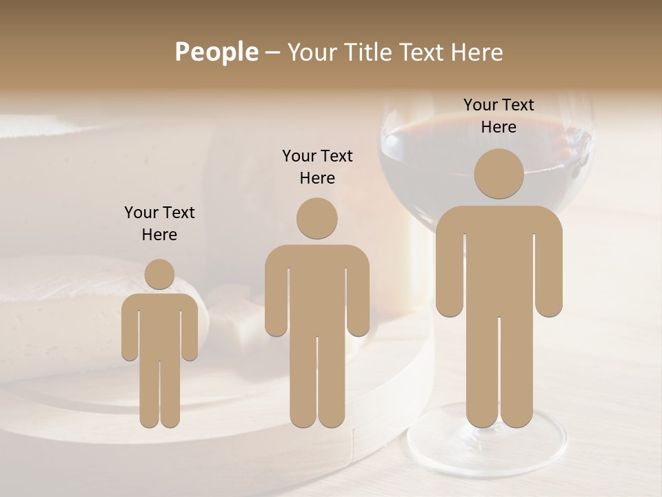 Cheeses Glass French PowerPoint Template