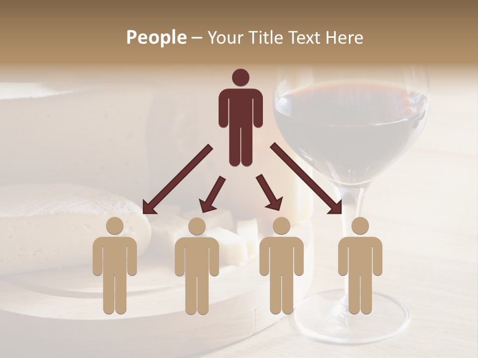 Cheeses Glass French PowerPoint Template