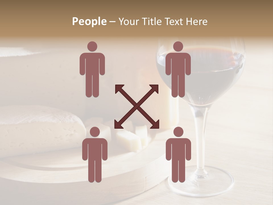 Cheeses Glass French PowerPoint Template