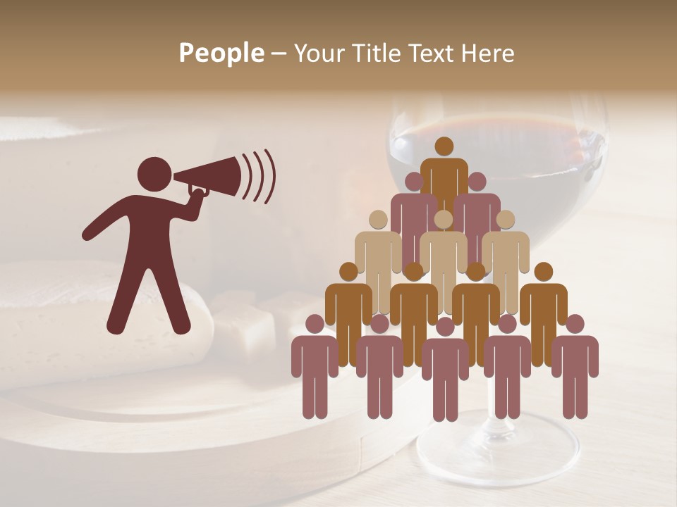 Cheeses Glass French PowerPoint Template