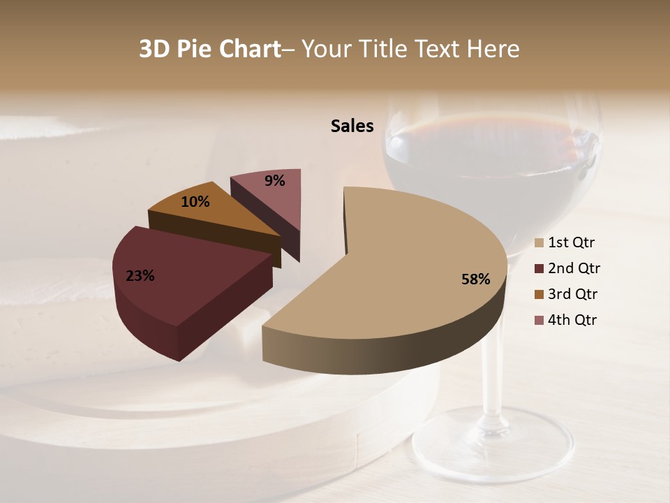 Cheeses Glass French PowerPoint Template