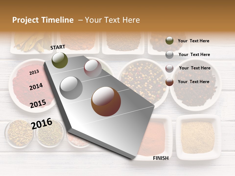 Colour Season Leaf PowerPoint Template