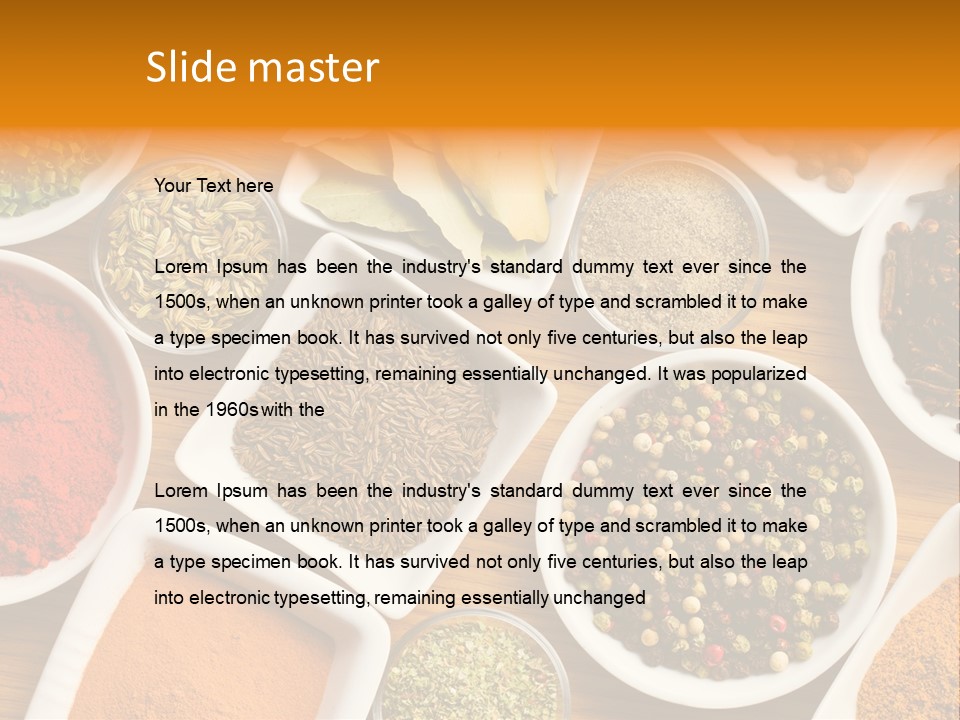 Red Clove Flavour PowerPoint Template