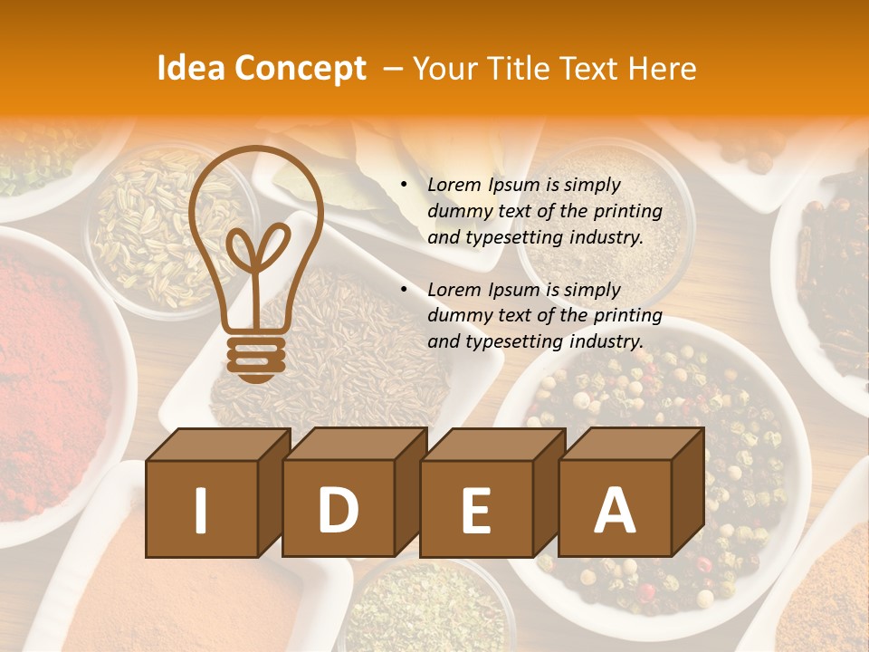 Red Clove Flavour PowerPoint Template