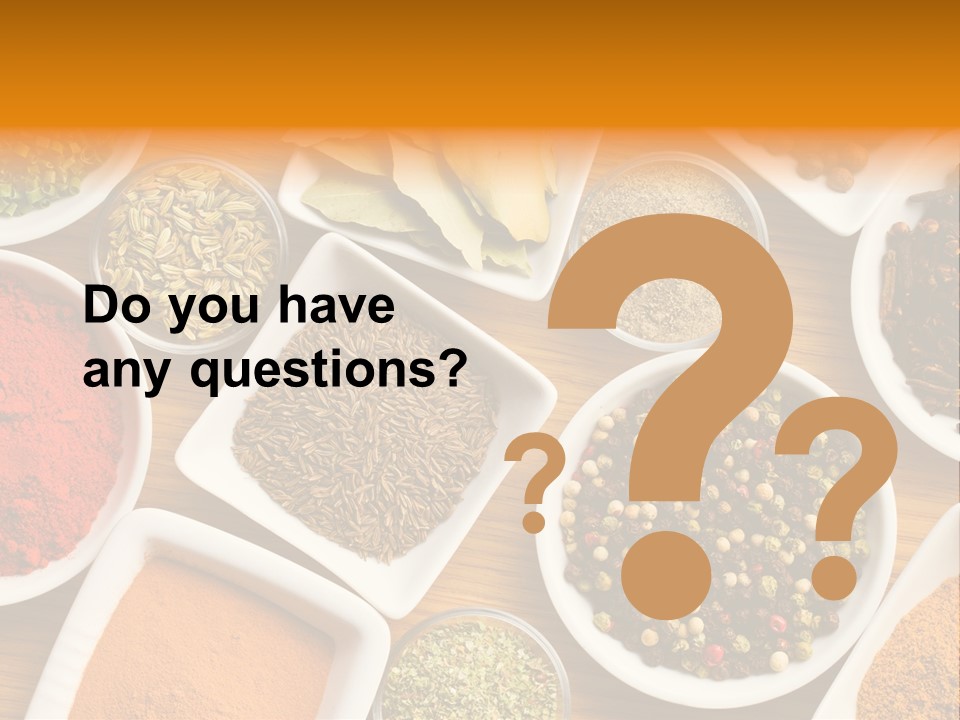 Red Clove Flavour PowerPoint Template