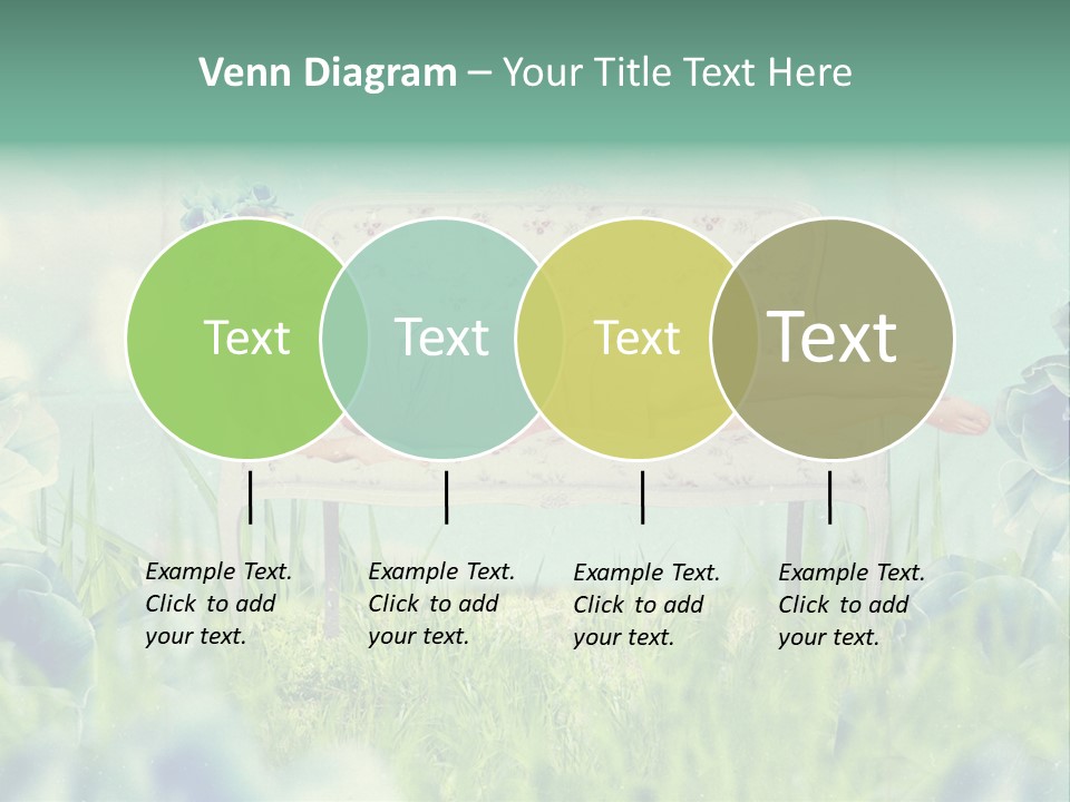 Glamour Flower Girl PowerPoint Template