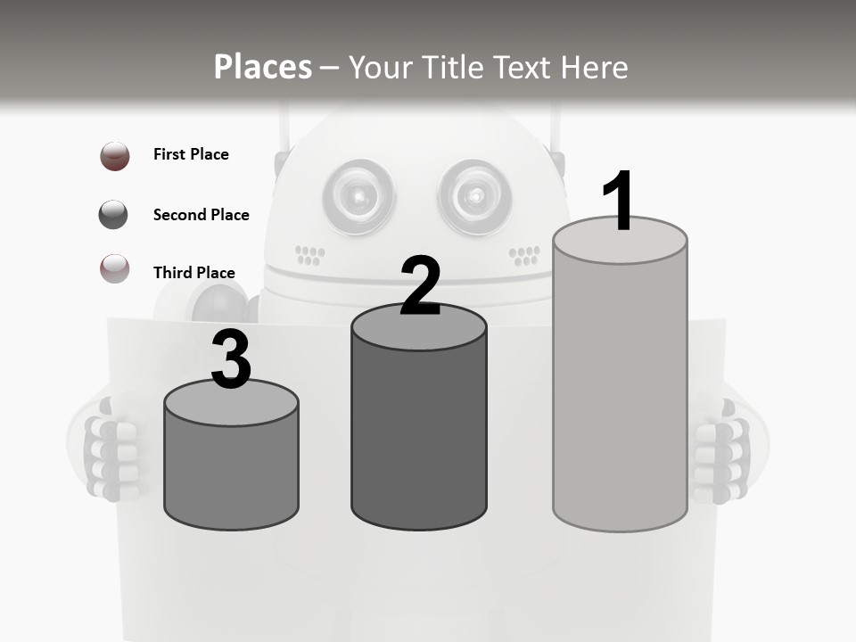 Chrome Billboard Card PowerPoint Template