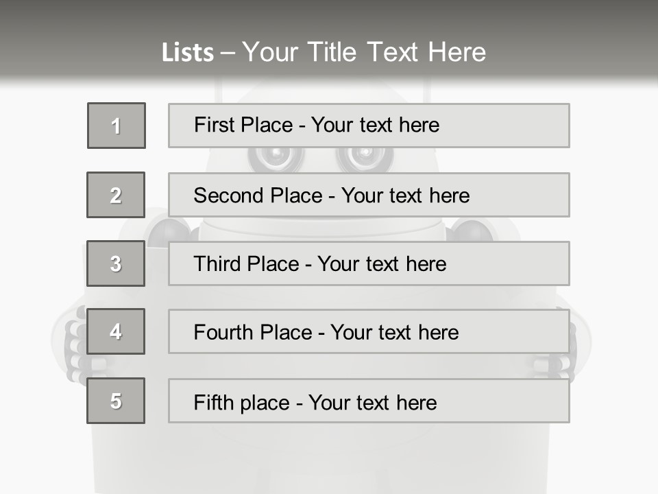 Chrome Billboard Card PowerPoint Template