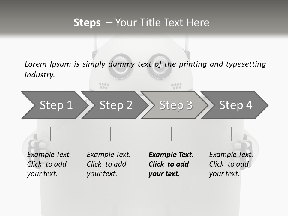 Chrome Billboard Card PowerPoint Template