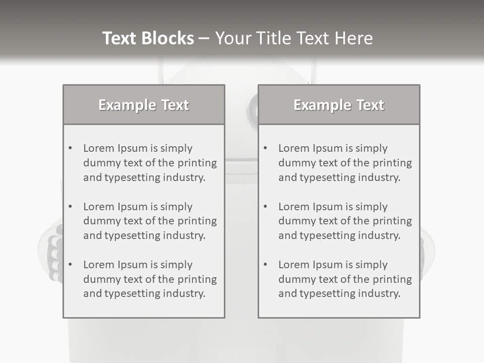 Chrome Billboard Card PowerPoint Template