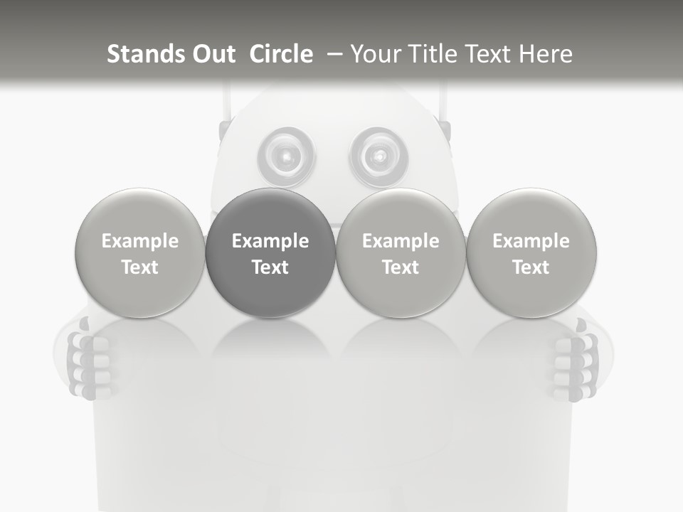 Chrome Billboard Card PowerPoint Template