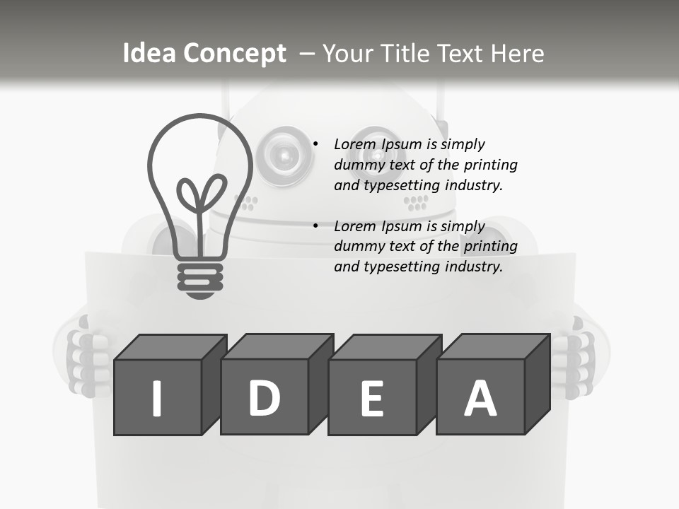 Chrome Billboard Card PowerPoint Template